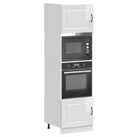Armarios para horno 2 uds Lucca blanco brillante by , Kitchen cabinets - Ref: Foro24-3315033, Price: 212,96 €, Discount: %