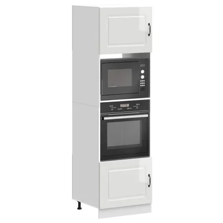 Armarios para horno 2 uds Lucca blanco brillante de , Armarios de cocina - Ref: Foro24-3315033, Precio: 212,95 €, Descuento: %