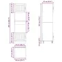 Armarios para horno 2uds Kalmar roble artisan madera ingeniería de , Armarios de cocina - Ref: Foro24-3315050, Precio: 185,34...