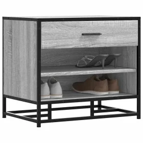 Banco zapatero madera de ingeniería gris sonoma 60x40x53,5 cm von , Bänke für Hallen und Lager - Ref: Foro24-849222, Preis: 5...