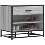 Banco zapatero madera de ingeniería gris sonoma 60x40x53,5 cm de , Bancos para recibidores y almacenamiento - Ref: Foro24-849...