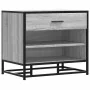 Banco zapatero madera de ingeniería gris sonoma 60x40x53,5 cm de , Bancos para recibidores y almacenamiento - Ref: Foro24-849...