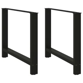 Patas de mesa de centro acero negro 2 uds 90x(72-73) cm von , Tischbeine - Ref: Foro24-4013316, Preis: 98,41 €, Rabatt: %