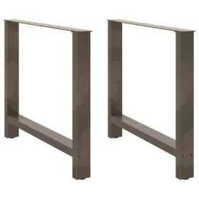 Patas para mesa de centro de acero natural 2 uds 100x(72-73) cm von , Tischbeine - Ref: Foro24-4013323, Preis: 108,13 €, Raba...