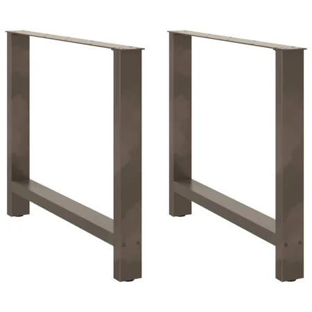 Patas para mesa de centro de acero natural 2 uds 100x(72-73) cm von , Tischbeine - Ref: Foro24-4013323, Preis: 108,13 €, Raba...