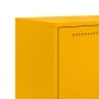Aparador de acero amarillo mostaza 68,5x38,5x123,5 cm de , Aparadores - Ref: Foro24-846497, Precio: 107,61 €, Descuento: %