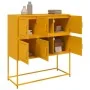 Aparador de acero laminado en frío amarillo 100,5x39x107 cm de , Aparadores - Ref: Foro24-846599, Precio: 108,78 €, Descuento: %