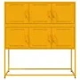 Aparador de acero laminado en frío amarillo 100,5x39x107 cm de , Aparadores - Ref: Foro24-846599, Precio: 108,78 €, Descuento: %