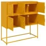 Aparador de acero laminado en frío amarillo 100,5x39x107 cm de , Aparadores - Ref: Foro24-846599, Precio: 108,78 €, Descuento: %