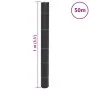 Membrana para malezas PP negra 1x50 m by , anti-weed meshes - Ref: Foro24-4005181, Price: 36,20 €, Discount: %