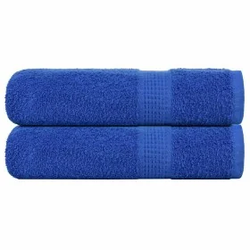 Toallas de ducha 2 uds 100% algodón azul 70x140 cm 360 gsm von , Handtücher - Ref: Foro24-136713, Preis: 26,91 €, Rabatt: %