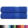 Toallas de ducha 2 uds 100% algodón azul 70x140 cm 360 gsm von , Handtücher - Ref: Foro24-136713, Preis: 26,91 €, Rabatt: %