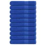 Toallas 10 uds 100% algodón azul 100x200 cm 600 gsm von , Handtücher - Ref: Foro24-136724, Preis: 137,07 €, Rabatt: %
