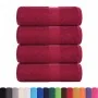Toallas invitados 4 uds 100% algodón burdeos 30x50 cm 360 gsm by , Towels - Ref: Foro24-136732, Price: 17,55 €, Discount: %