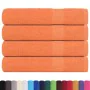 Toallas de sauna 4 uds 100% algodón naranja 80x200 cm 360 gsm by , Towels - Ref: Foro24-136912, Price: 47,88 €, Discount: %