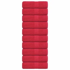 Toallas invitados 10 uds 100% algodón rojo 30x50 cm 360 gsm von , Handtücher - Ref: Foro24-136925, Preis: 26,40 €, Rabatt: %