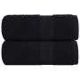 Toallas de jabón 2 uds negro 30x30 cm 360 gsm 100% algodón by , Towels - Ref: Foro24-136944, Price: 11,53 €, Discount: %