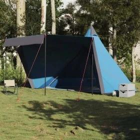Tienda de campaña familiar tipi 6 personas impermeable azul by , tents - Ref: Foro24-4009446, Price: 210,08 €, Discount: %