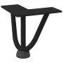 Patas de mesa tipo horquilla 4 unidades acero macizo negro 10cm by , Table legs - Ref: Foro24-4012428, Price: 32,83 €, Discou...