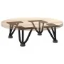 Patas de mesa tipo horquilla 4 unidades acero macizo negro 10cm by , Table legs - Ref: Foro24-4012428, Price: 32,83 €, Discou...