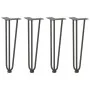 Patas de mesa tipo horquilla 4 uds acero macizo antracita 42 cm by , Table legs - Ref: Foro24-4012442, Price: 49,55 €, Discou...