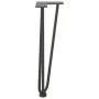 Patas de mesa tipo horquilla 4 uds acero macizo antracita 42 cm by , Table legs - Ref: Foro24-4012442, Price: 49,55 €, Discou...