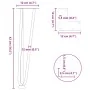 Patas de mesa tipo horquilla 4 uds acero macizo antracita 42 cm by , Table legs - Ref: Foro24-4012442, Price: 49,55 €, Discou...