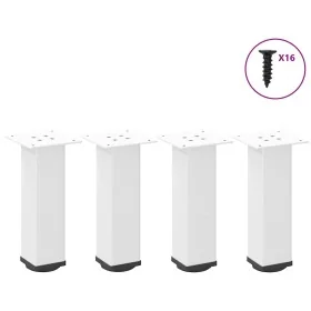 Patas para mesa de centro 4 uds acero blanco 30-32 cm von , Tischbeine - Ref: Foro24-4012461, Preis: 59,05 €, Rabatt: %