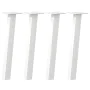 Patas para mesa de centro 4 uds acero blanco 42 cm by , Table legs - Ref: Foro24-4012489, Price: 41,21 €, Discount: %