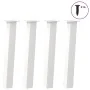 Patas para mesa de centro 4 uds acero blanco 72 cm by , Table legs - Ref: Foro24-4012505, Price: 84,06 €, Discount: %