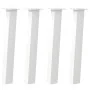 Patas para mesa de centro 4 uds acero blanco 72 cm by , Table legs - Ref: Foro24-4012505, Price: 84,06 €, Discount: %