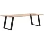 Patas para mesa comedor forma U 2uds acero negro 70x(72-73)cm von , Tischbeine - Ref: Foro24-4012792, Preis: 81,43 €, Rabatt: %