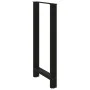 Patas de mesa de centro acero negro 2 uds 60x(110-111) cm by , Table legs - Ref: Foro24-4013356, Price: 161,32 €, Discount: %