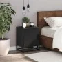 Mesita de noche madera ingeniería negro 40x31x50 cm metal von , Nachttische - Ref: Foro24-848709, Preis: 38,47 €, Rabatt: %