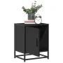 Mesita de noche madera ingeniería negro 40x31x50 cm metal von , Nachttische - Ref: Foro24-848709, Preis: 38,47 €, Rabatt: %