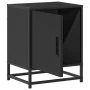 Mesita de noche madera ingeniería negro 40x31x50 cm metal von , Nachttische - Ref: Foro24-848709, Preis: 38,47 €, Rabatt: %