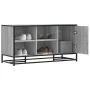 Banco zapatero madera de ingeniería gris sonoma 100x40x53,5 cm de , Bancos para recibidores y almacenamiento - Ref: Foro24-84...