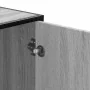 Banco zapatero madera de ingeniería gris sonoma 100x40x53,5 cm de , Bancos para recibidores y almacenamiento - Ref: Foro24-84...