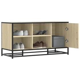Banco zapatero madera de ingeniería roble sonoma 100x40x53,5 cm von , Bänke für Hallen und Lager - Ref: Foro24-849215, Preis:...