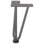 Patas mesa tipo horquilla 4 uds acero macizo acero natural 20cm de , Patas para mesas - Ref: Foro24-4012435, Precio: 34,67 €,...