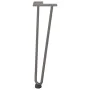 Patas mesa tipo horquilla 4uds acero macizo acero natural 42 cm by , Table legs - Ref: Foro24-4012423, Price: 46,49 €, Discou...