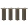 Patas para mesa de centro 4 uds acero acero natural 30-32 cm by , Table legs - Ref: Foro24-4012463, Price: 65,81 €, Discount: %