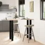 Patas para mesa de centro 4 uds acero negro 110-112 cm by , Table legs - Ref: Foro24-4012480, Price: 123,27 €, Discount: %