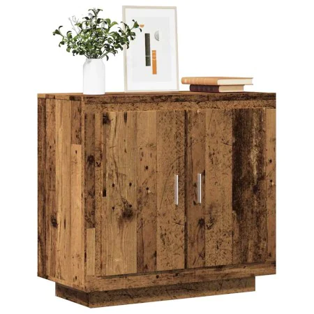 Aparador de madera contrachapada envejecida 80x40x75 cm by , Sideboards - Ref: Foro24-856862, Price: 86,76 €, Discount: %