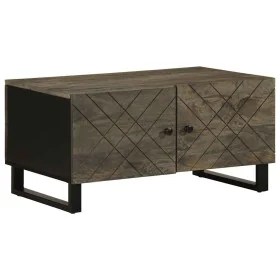 Mesa de centro madera maciza de mango negra 80x50x40 cm by , Coffee table - Ref: Foro24-4017689, Price: 107,24 €, Discount: %