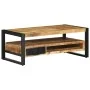 Mesa de centro de madera maciza de mango rugosa 90x50x36 cm von , Couchtisch - Ref: Foro24-4013557, Preis: 207,72 €, Rabatt: %