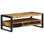 Mesa de centro de madera maciza de mango rugosa 90x50x36 cm von , Couchtisch - Ref: Foro24-4013557, Preis: 207,72 €, Rabatt: %
