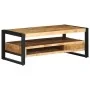 Mesa de centro de madera maciza de mango rugosa 90x50x36 cm von , Couchtisch - Ref: Foro24-4013557, Preis: 207,72 €, Rabatt: %