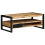 Mesa de centro de madera maciza de mango rugosa 90x50x36 cm von , Couchtisch - Ref: Foro24-4013557, Preis: 207,72 €, Rabatt: %