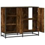Aparador madera de ingeniería roble ahumado 92x35x76 cm de , Aparadores - Ref: Foro24-849021, Precio: 108,61 €, Descuento: %